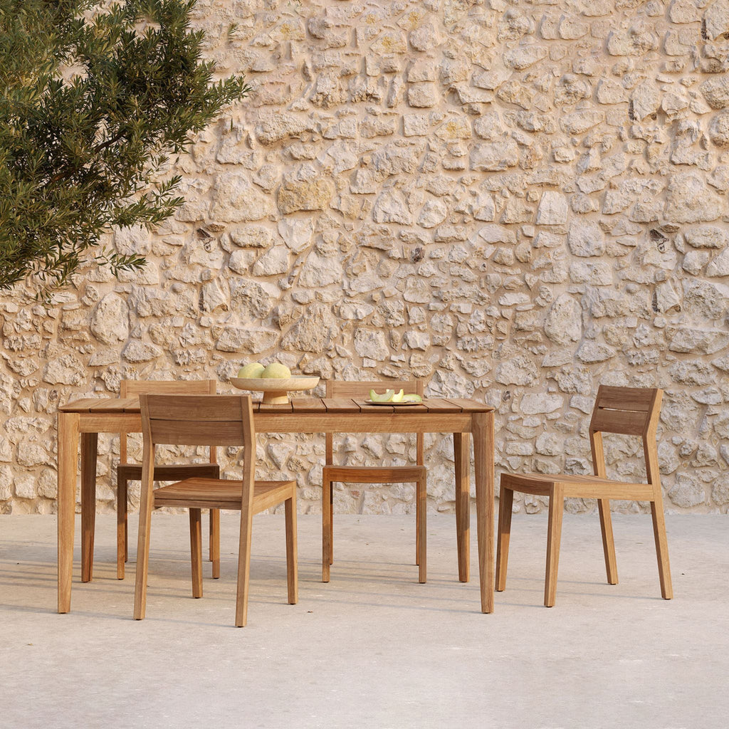 Bok Outdoor Dining Table, Teak - Sage InteriorsEthnicraftDining Table