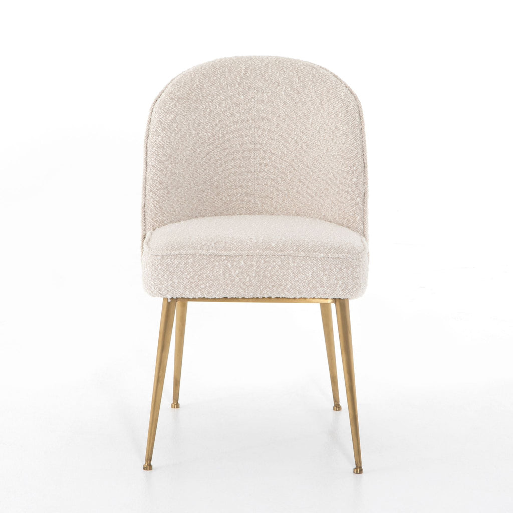 Boucle meets Brass Dining Chair - Sage InteriorsFHDining Chair