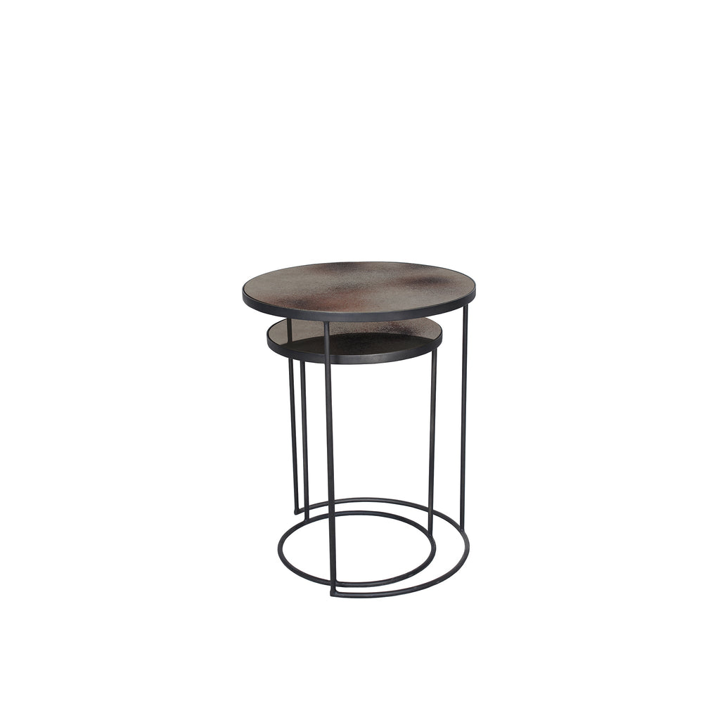 Bronze Copper Nesting side table set - Sage InteriorsNotre Monde