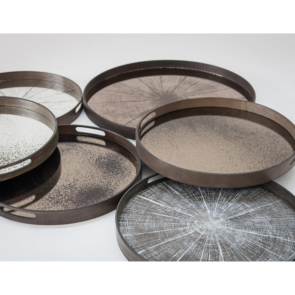 Bronze mirror tray - 19 x 19 x 2 - Sage InteriorsNotre Monde