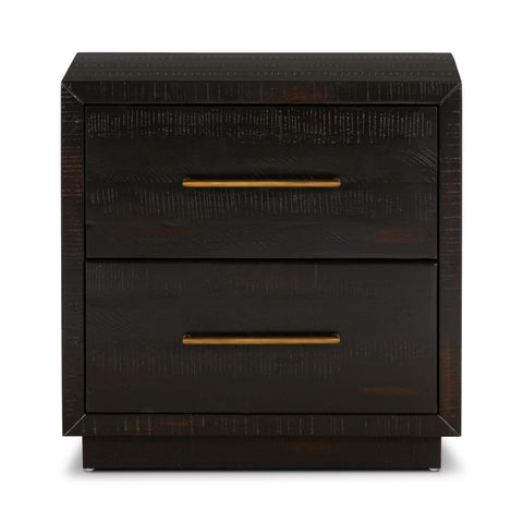 Burnished Black Nightstand - Sage InteriorsFHottoman