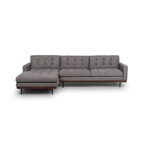 Button Perfection 2 Piece Sectional, Capri Ebony - Sage InteriorsFH