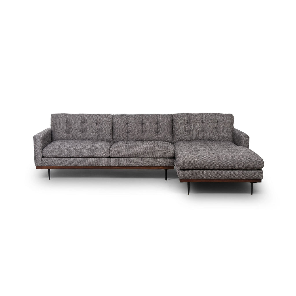 Button Perfection 2 Piece Sectional, Capri Ebony - Sage InteriorsFH