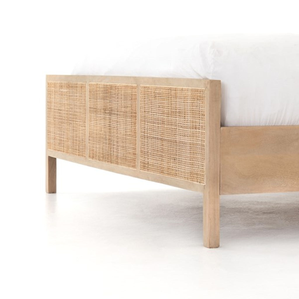 Caned Mango Bed - Sage InteriorsFH