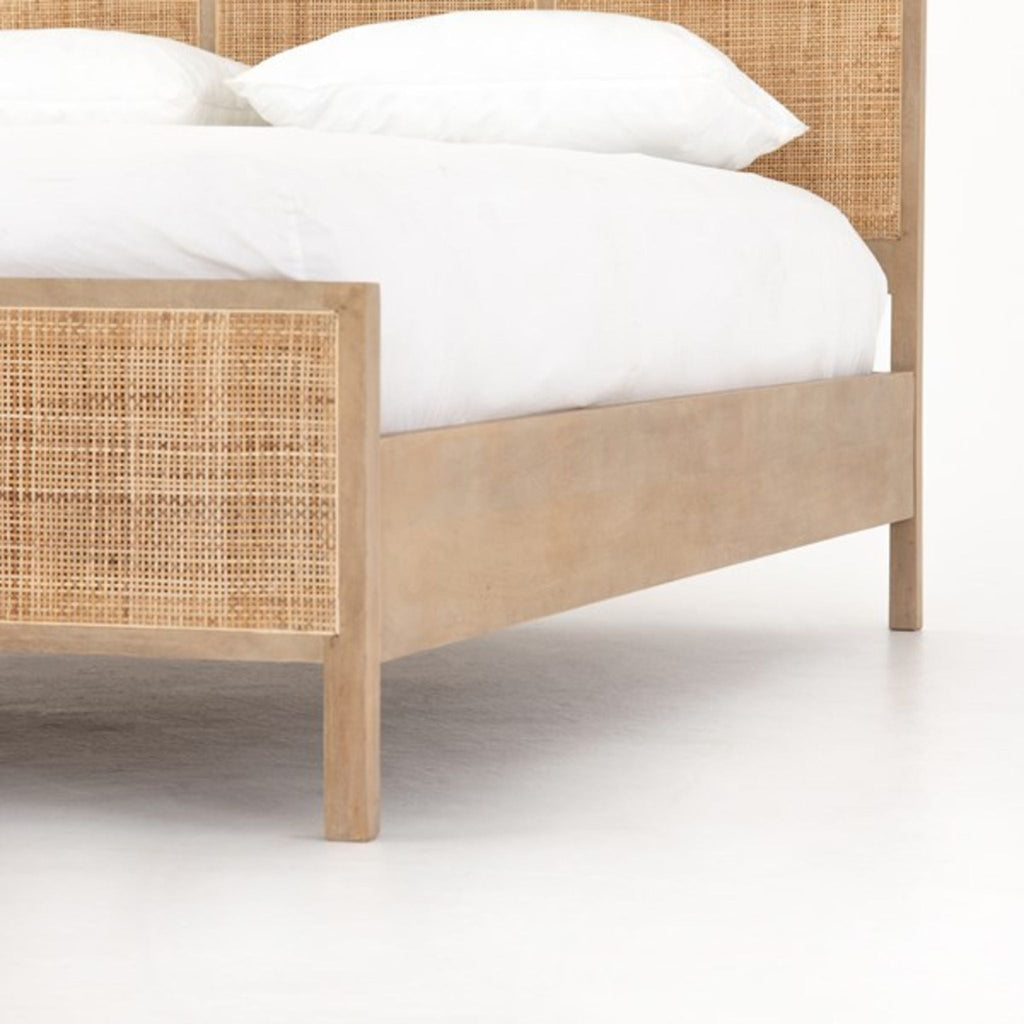 Caned Mango Bed - Sage InteriorsFH