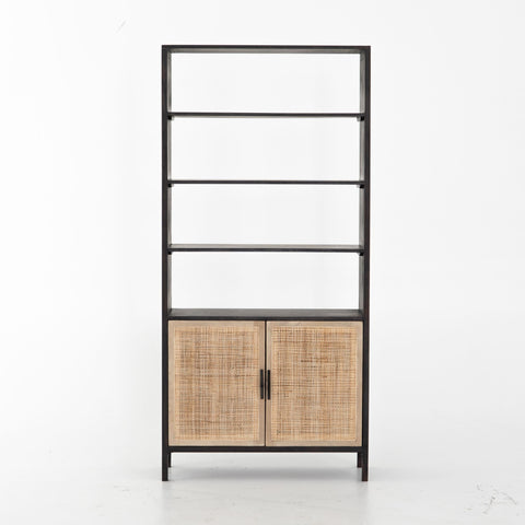 Caned Mango Bookshelf - Sage InteriorsFH