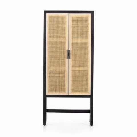 Caned Mango Narrow Cabinet - Sage InteriorsFHCabinet