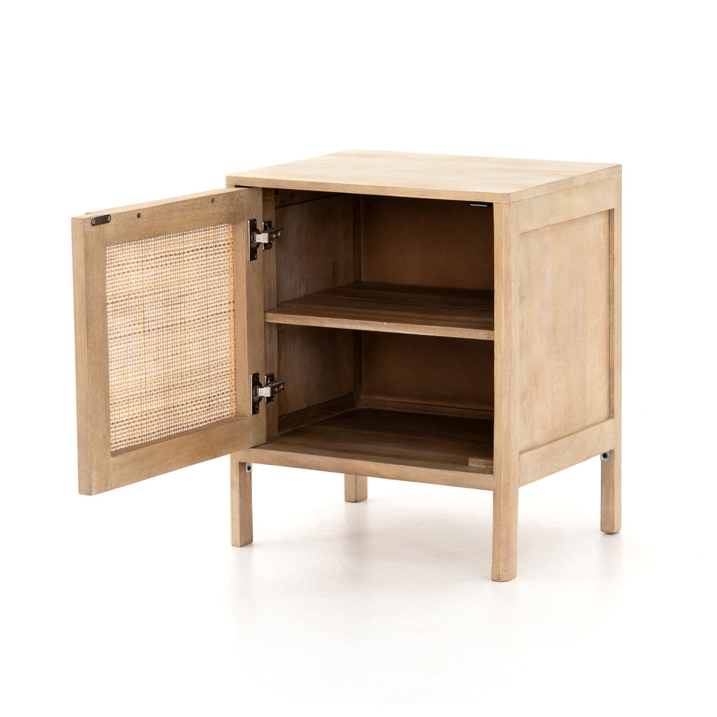 Caned Mango Nightstand - Sage InteriorsFH