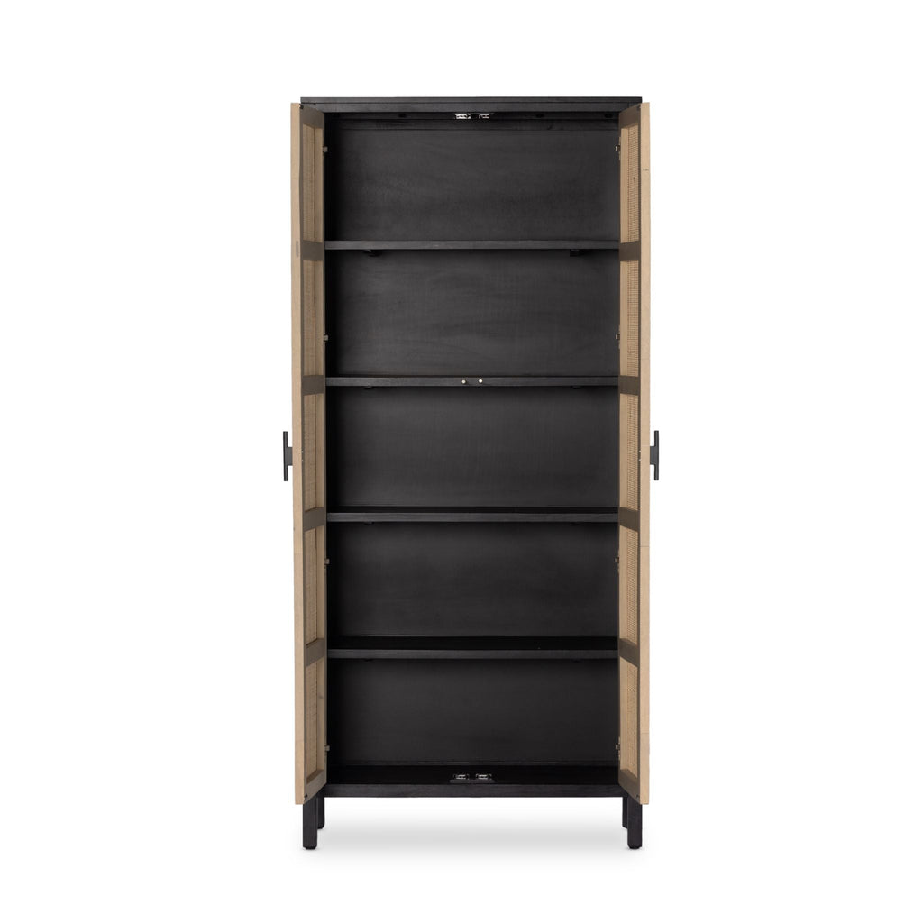 Caned Mango Tall Cabinet - Sage InteriorsFHCabinet