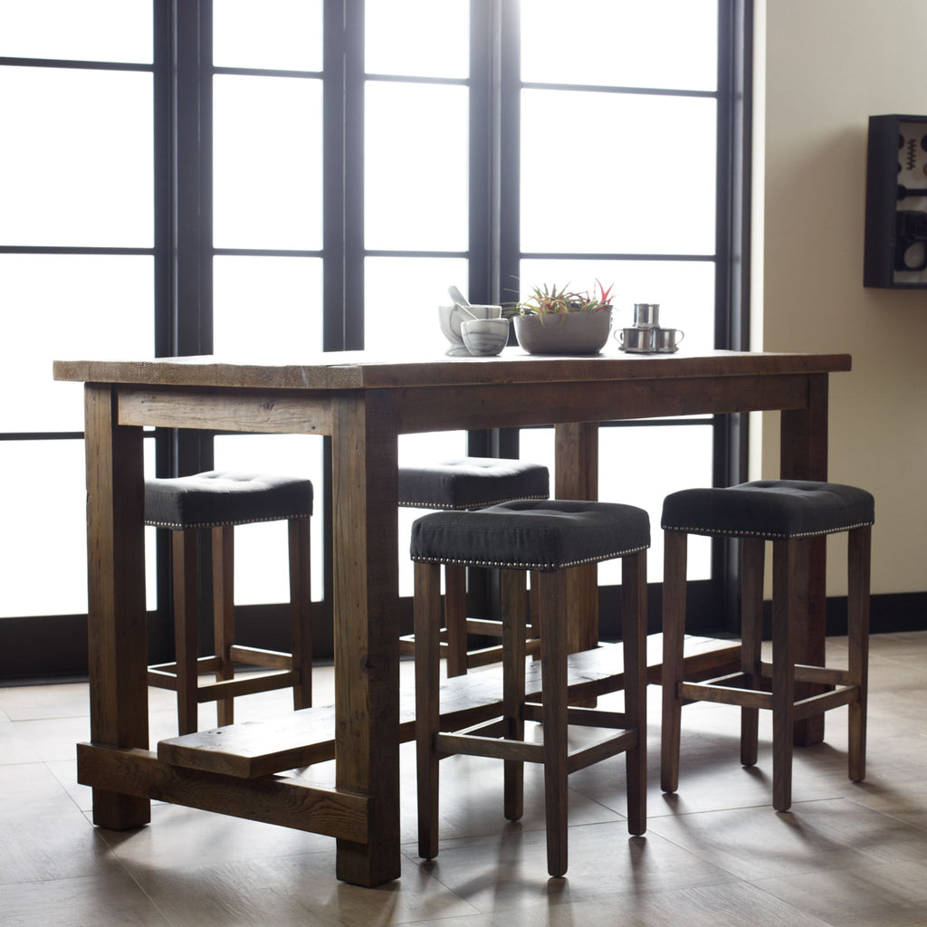 Canvas Bar + Counter Stool, Dark Moon - Sage InteriorsFH