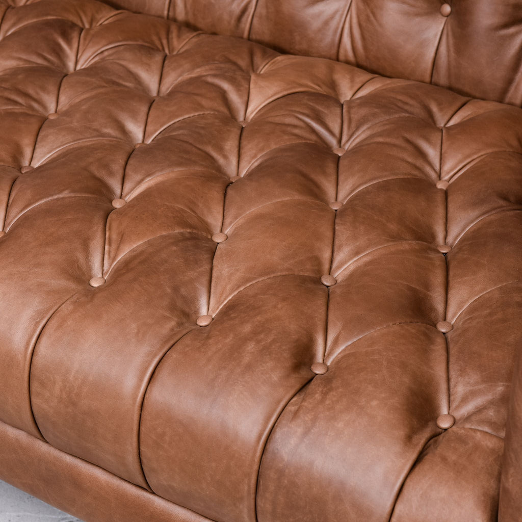 Carnegie Leather Sofa 75" - Sage InteriorsFH