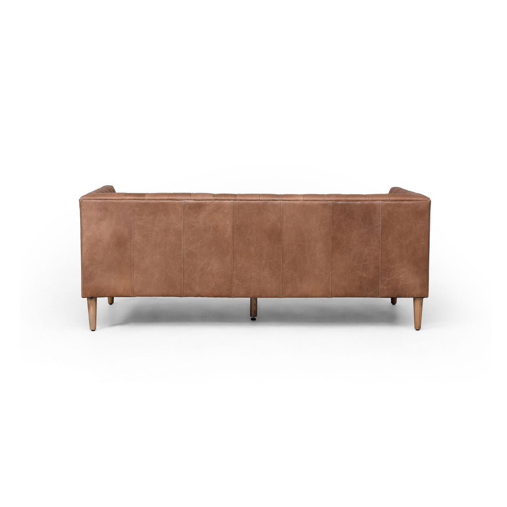 Carnegie Leather Sofa 75" - Sage InteriorsFH