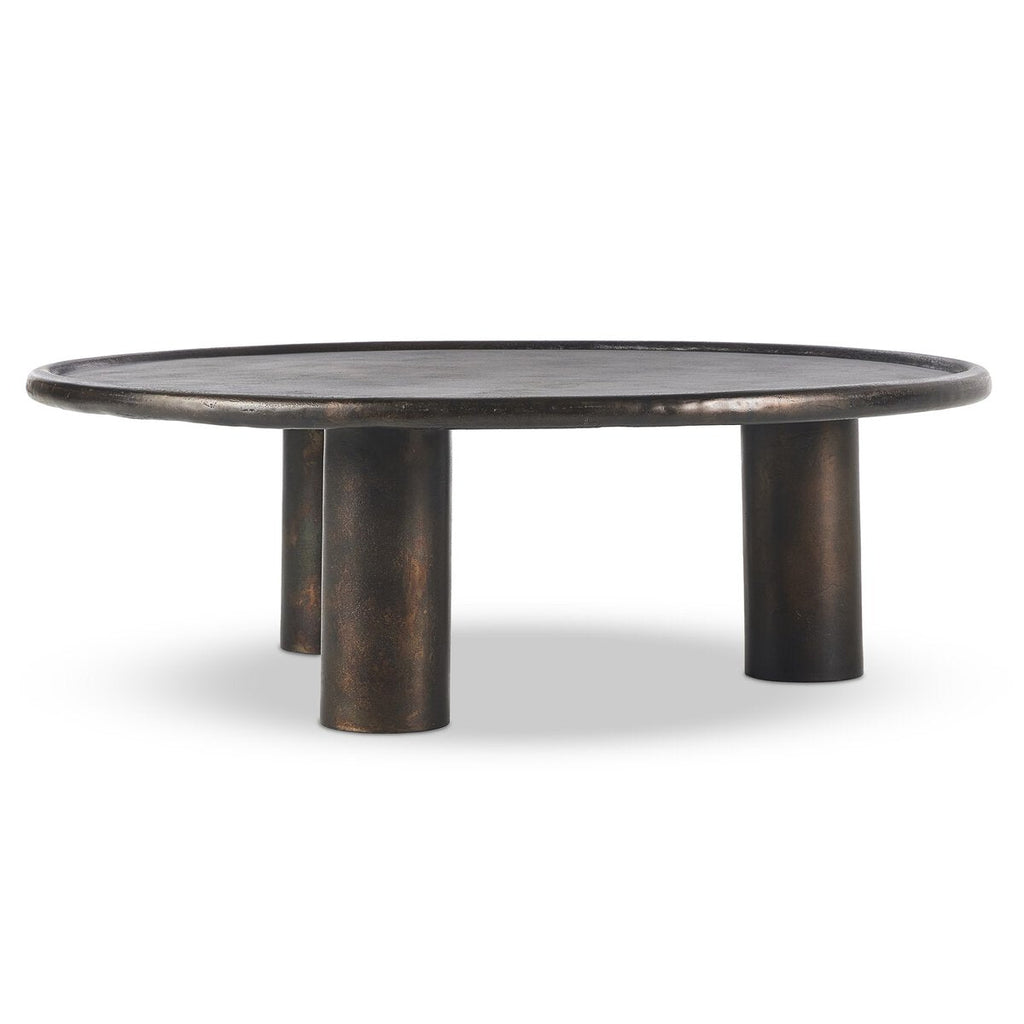 Cary Distressed Bronze Coffee Table - Sage InteriorsFour HandsCoffee Table