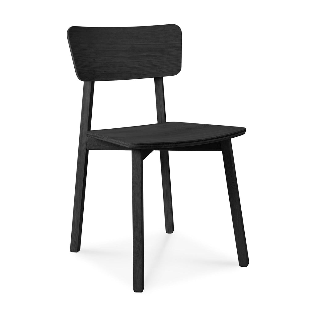 Casale Dining Chair, Oak Black - Sage Interiorsethnicraft