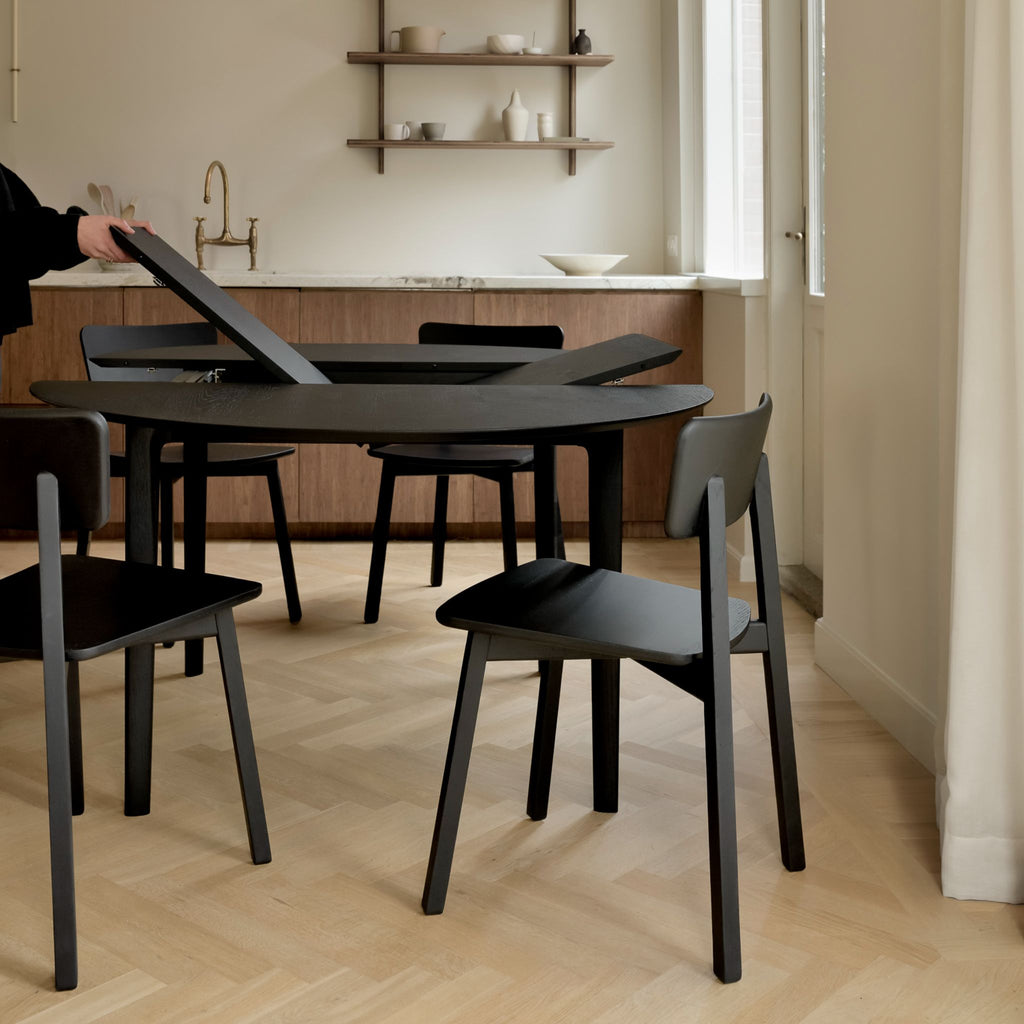 Casale Dining Chair, Oak Black - Sage Interiorsethnicraft