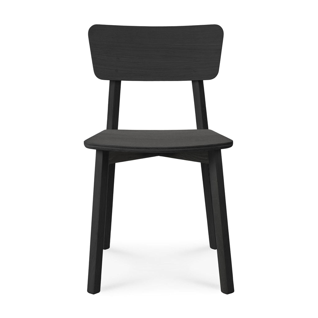 Casale Dining Chair, Oak Black - Sage Interiorsethnicraft