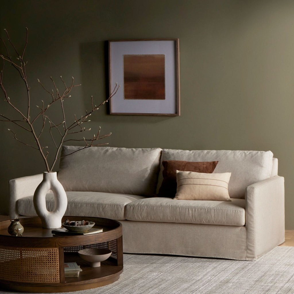 Cassie Slipcover Sofa - Sage InteriorsFHSofas