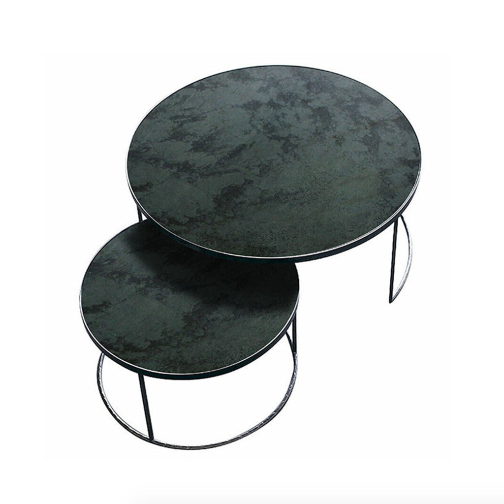 Charcoal Nesting Coffee Table - Set of 2 - Sage Interiorsethnicraft