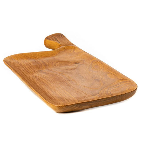 Cheese Board Serving Platter, Handmade Teak Wood - Sage InteriorsRainforest BowlsDecor