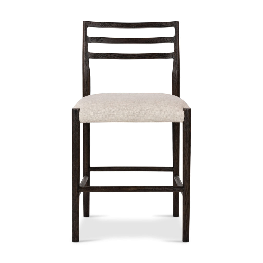 Classic Ladderback Bar + Counter Stool, Light Carbon - Sage InteriorsFH