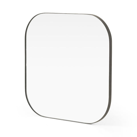 Classic Square Mirror, Rustic Black Iron - Sage InteriorsFHMirror