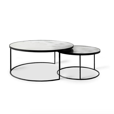 Clear Nesting Coffee Table - Set of 2 - Sage Interiorsethnicraft