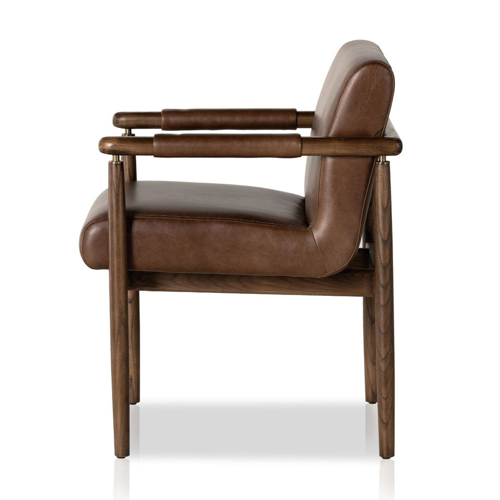 Conrad Dining Armchair, Sonoma Coco Leather - Sage InteriorsFHDining Chair