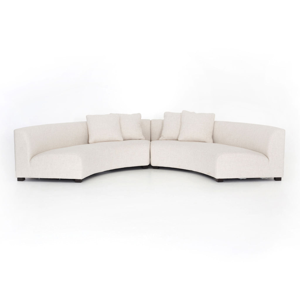 Crescent 2 PC Sectional - Sage InteriorsFHSectional