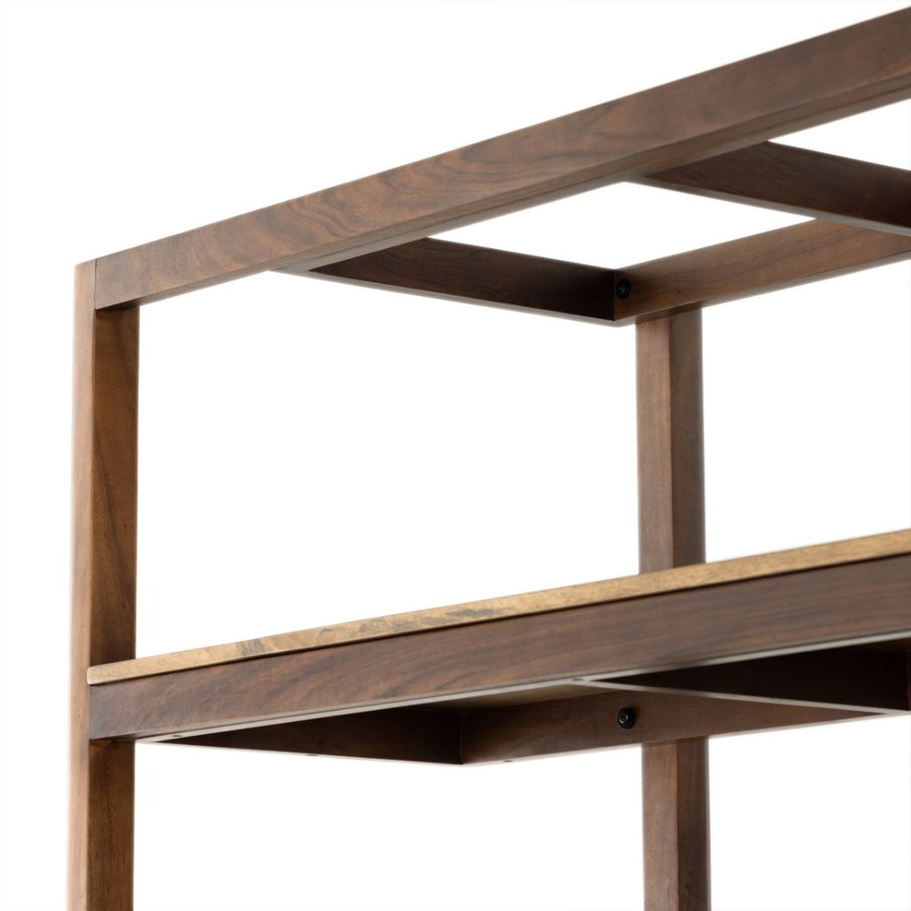 Deming Bookcase, Smoked Honey - Sage InteriorsFHBookcase