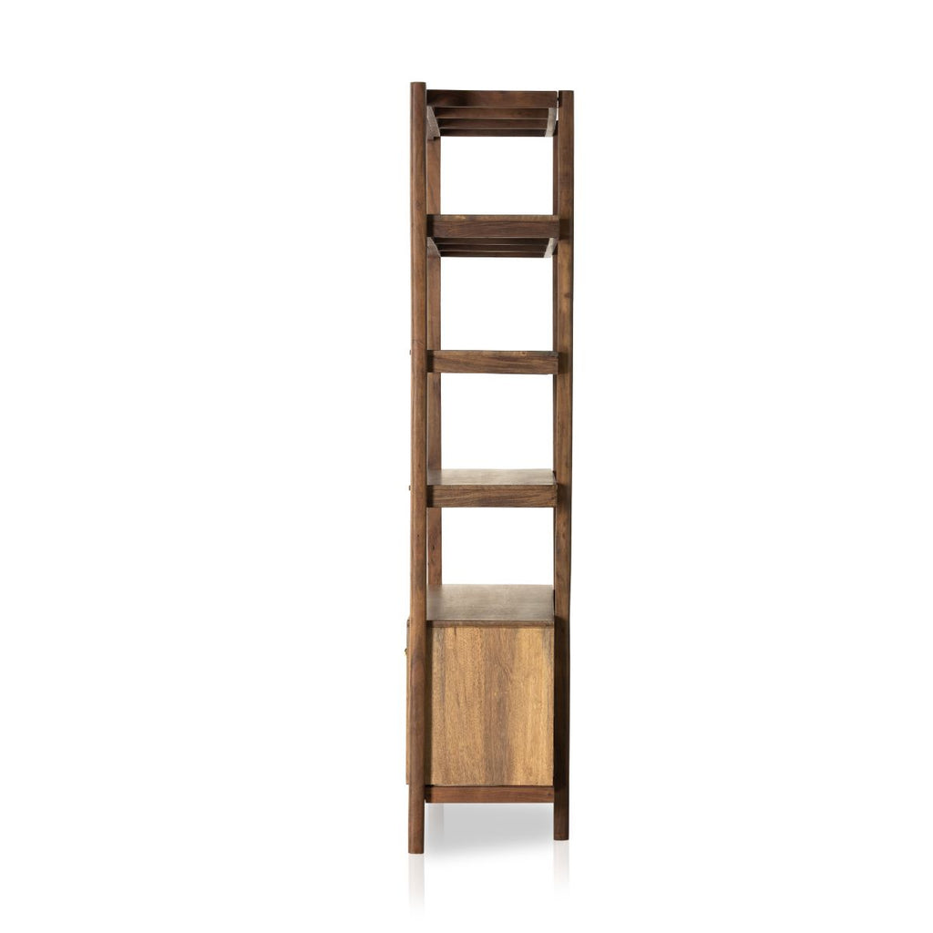 Deming Bookcase, Smoked Honey - Sage InteriorsFHBookcase