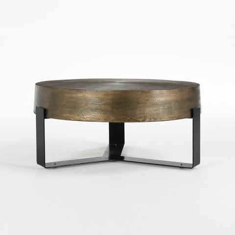 Domingo Round Coffee Table, Pewter - Sage InteriorsClassic HomeCoffee Tables