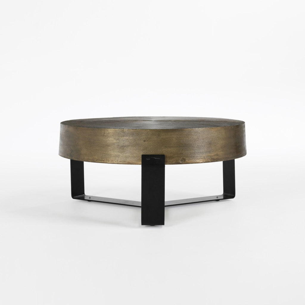 Domingo Round Coffee Table, Pewter - Sage InteriorsClassic HomeCoffee Tables