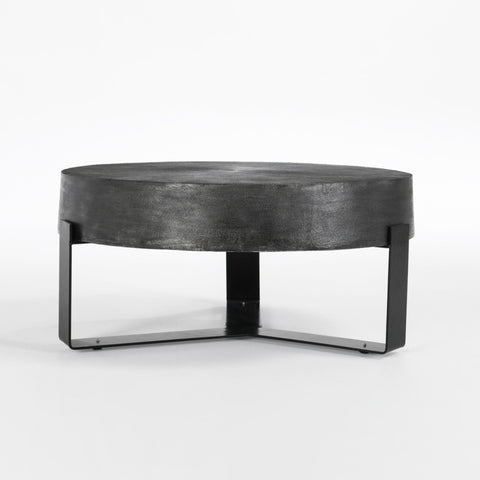 Domingo Round Coffee Table, Pewter - Sage InteriorsClassic HomeCoffee Tables