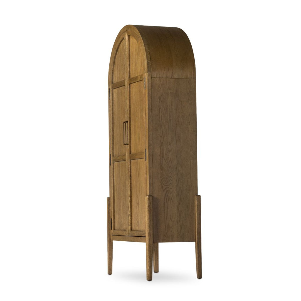 Drifted Oak Arched Cabinet - Sage InteriorsFHCabinet