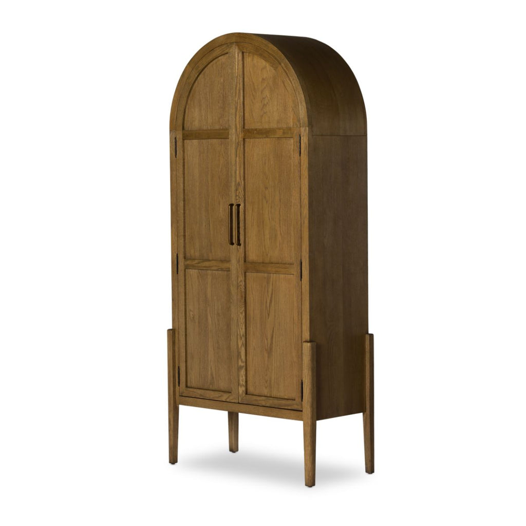 Drifted Oak Arched Cabinet - Sage InteriorsFHCabinet