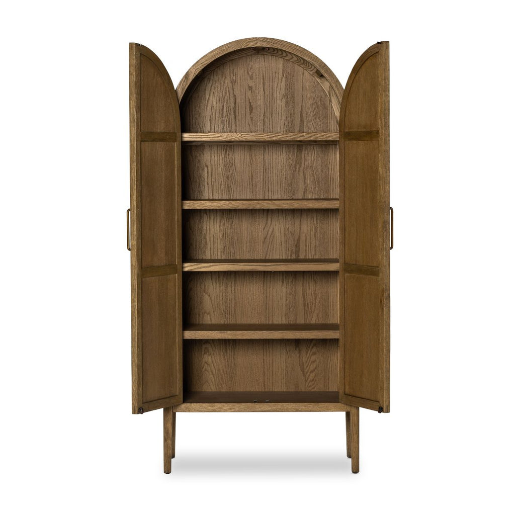 Drifted Oak Arched Cabinet - Sage InteriorsFHCabinet