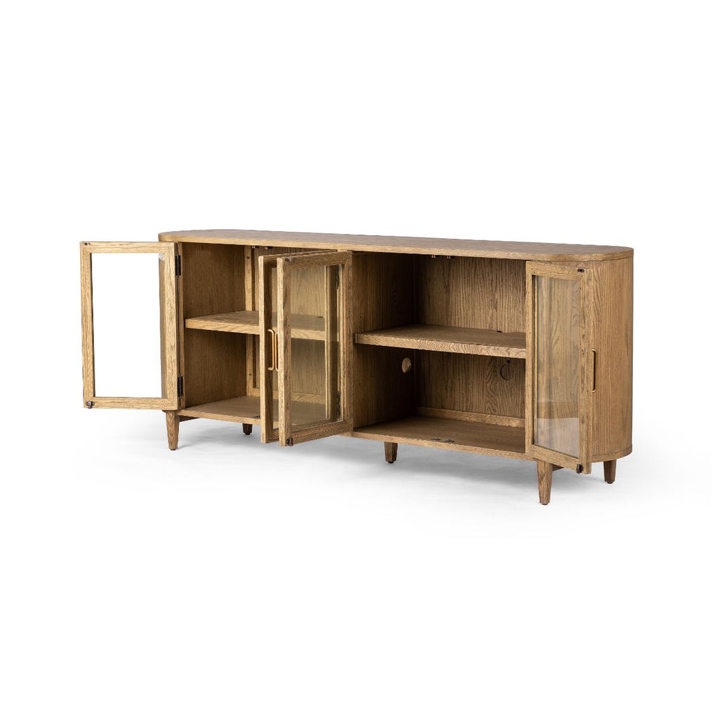 Drifted Oak Rounded Sideboard - Sage InteriorsFHBuffets & Sideboards