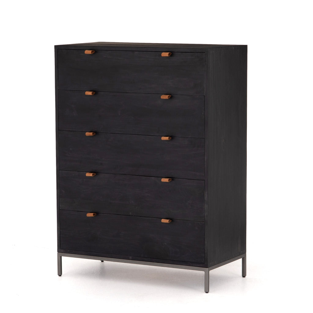 Everett 5 Drawer Dresser, Black Iron - Sage InteriorsFHDresser