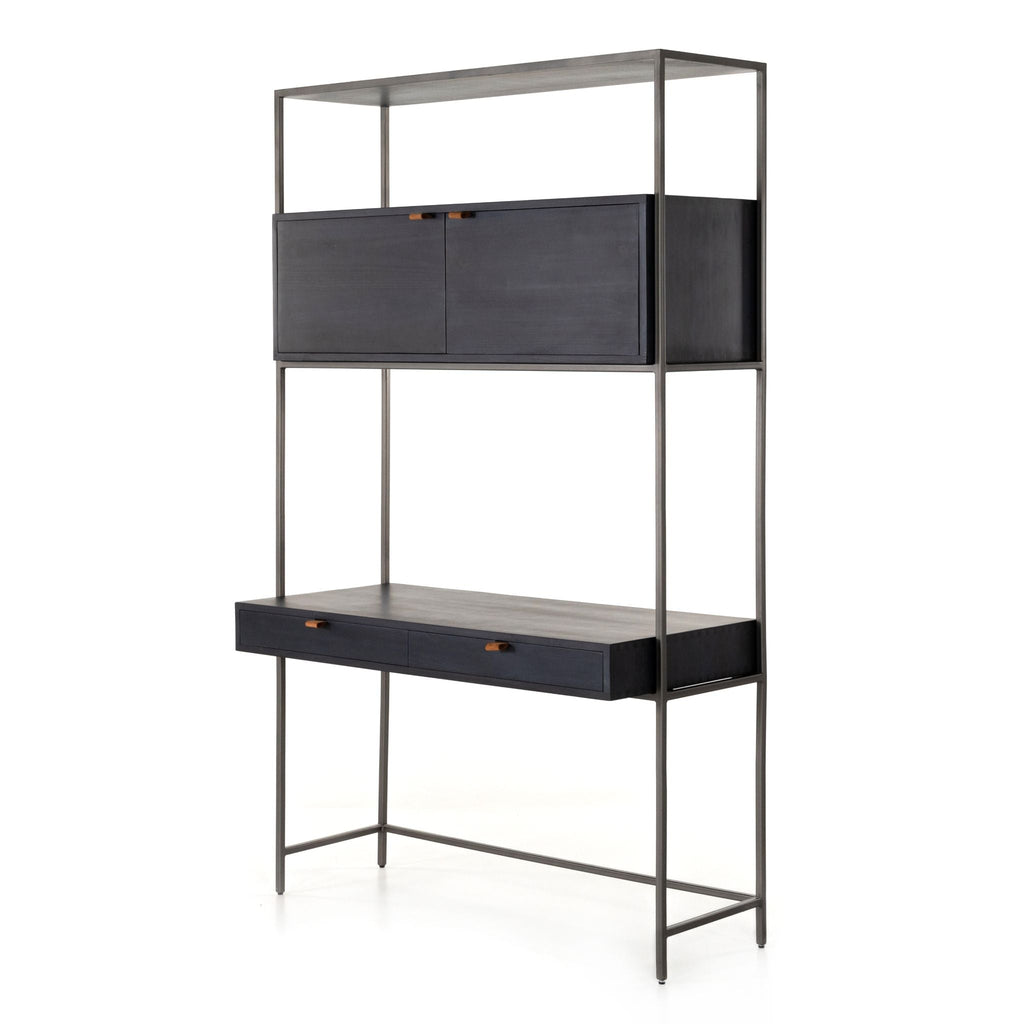 Everett Wall Desk, Black Iron - Sage InteriorsFHDesk