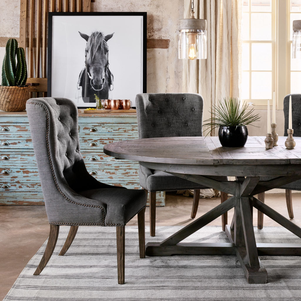 Farmhouse Extension Dining Table, Black Olive 63" - Sage InteriorsFHDining Table