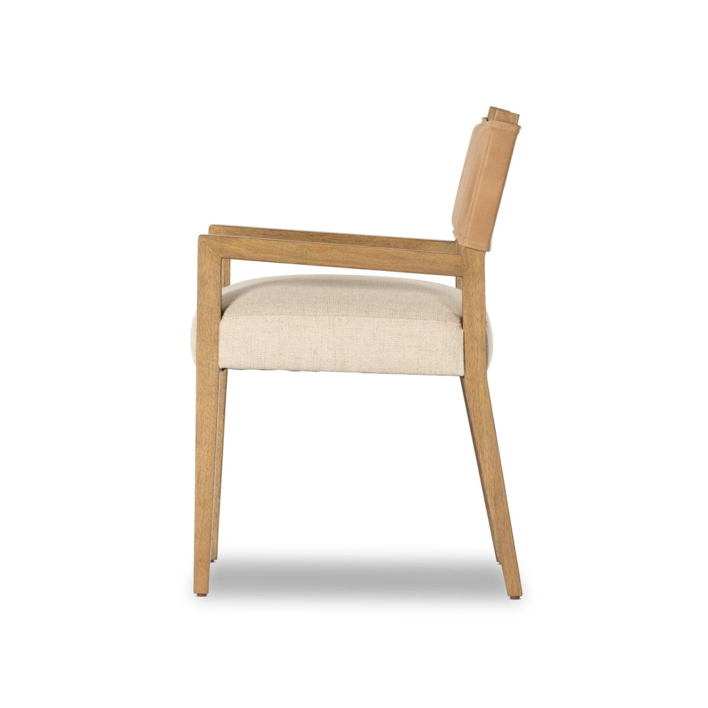 Flint Dining Arm Chair, Winchester Beige - Sage InteriorsFHdining chair