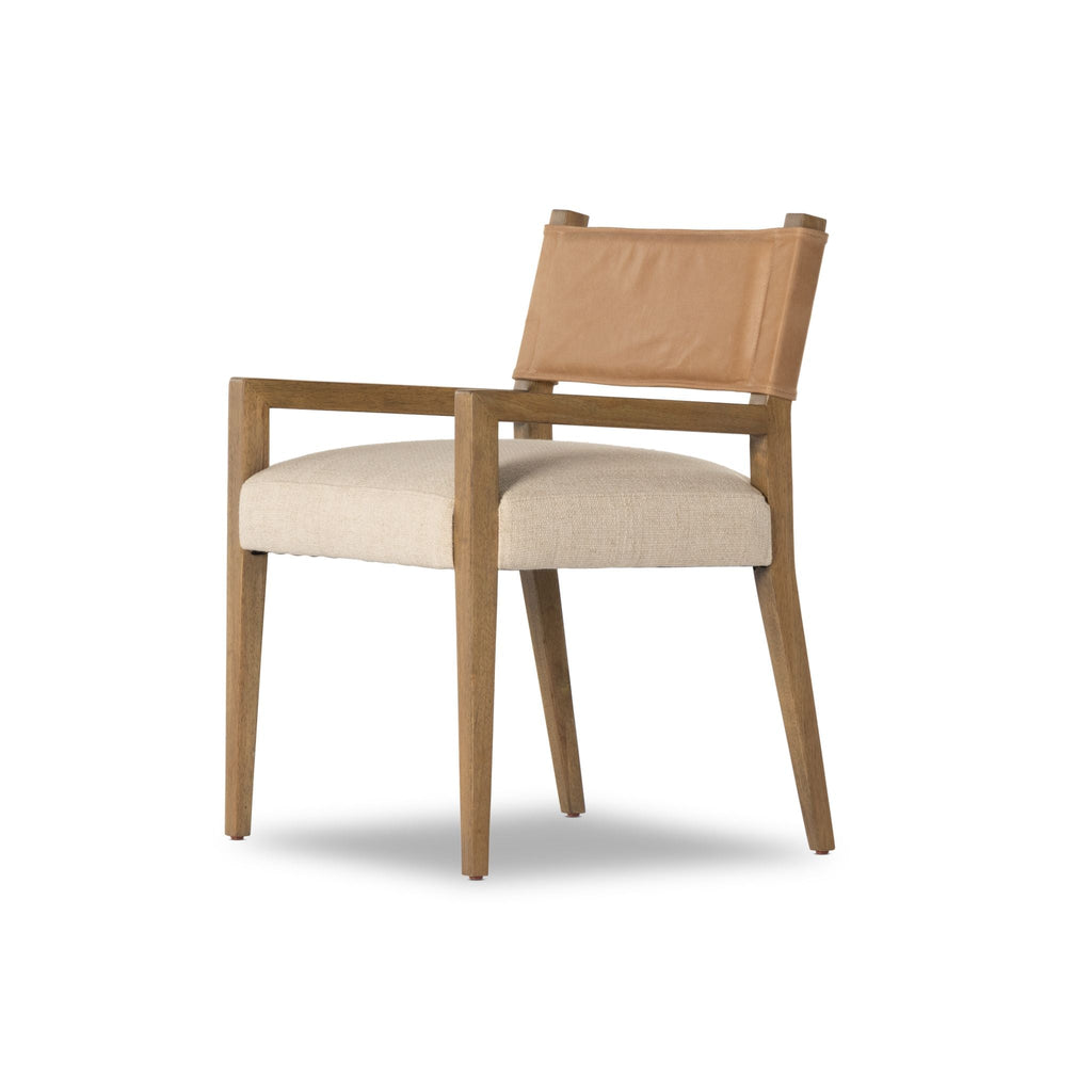 Flint Dining Arm Chair, Winchester Beige - Sage InteriorsFHdining chair