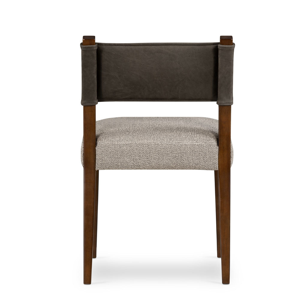 Flint Dining Chair, Nubuck Charcoal - Sage InteriorsFHdining chair