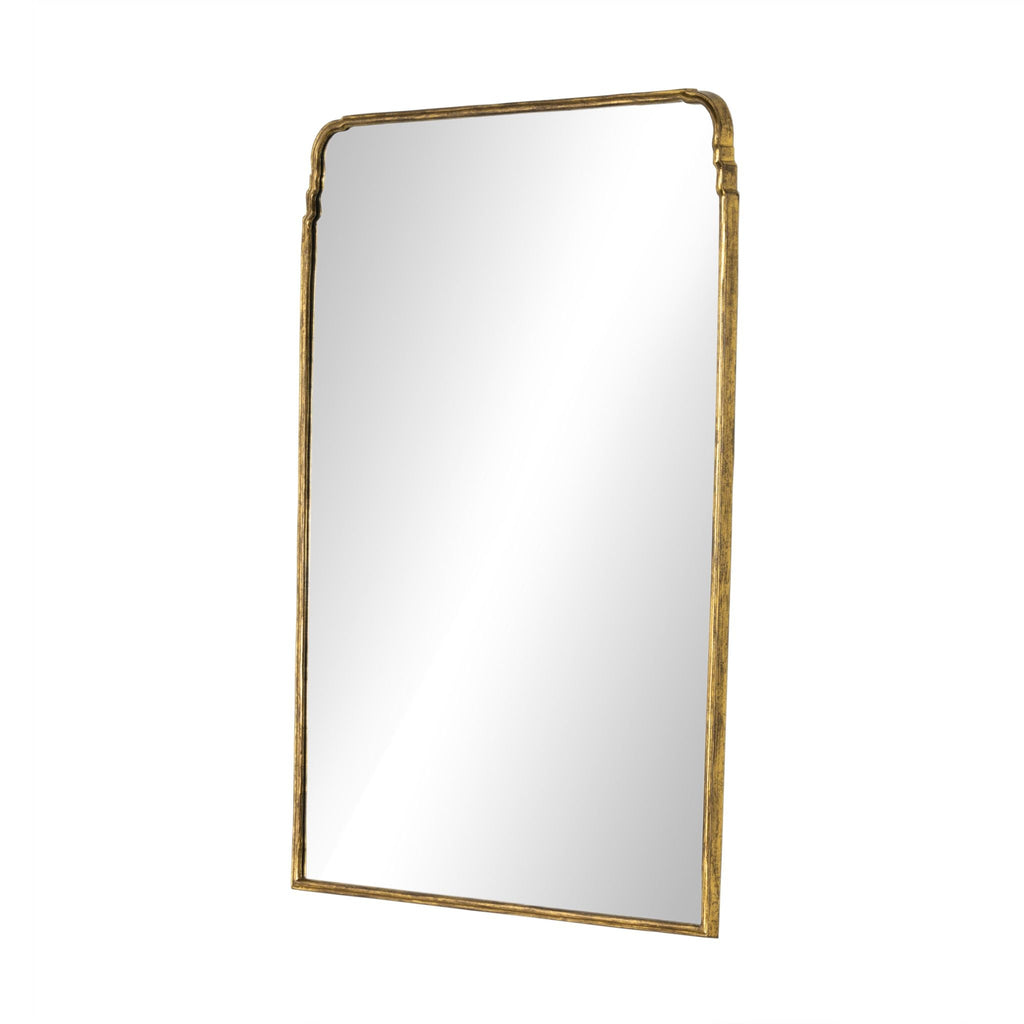 Floor Mirror, Antiqued Gold Leaf - Sage InteriorsFHMirror