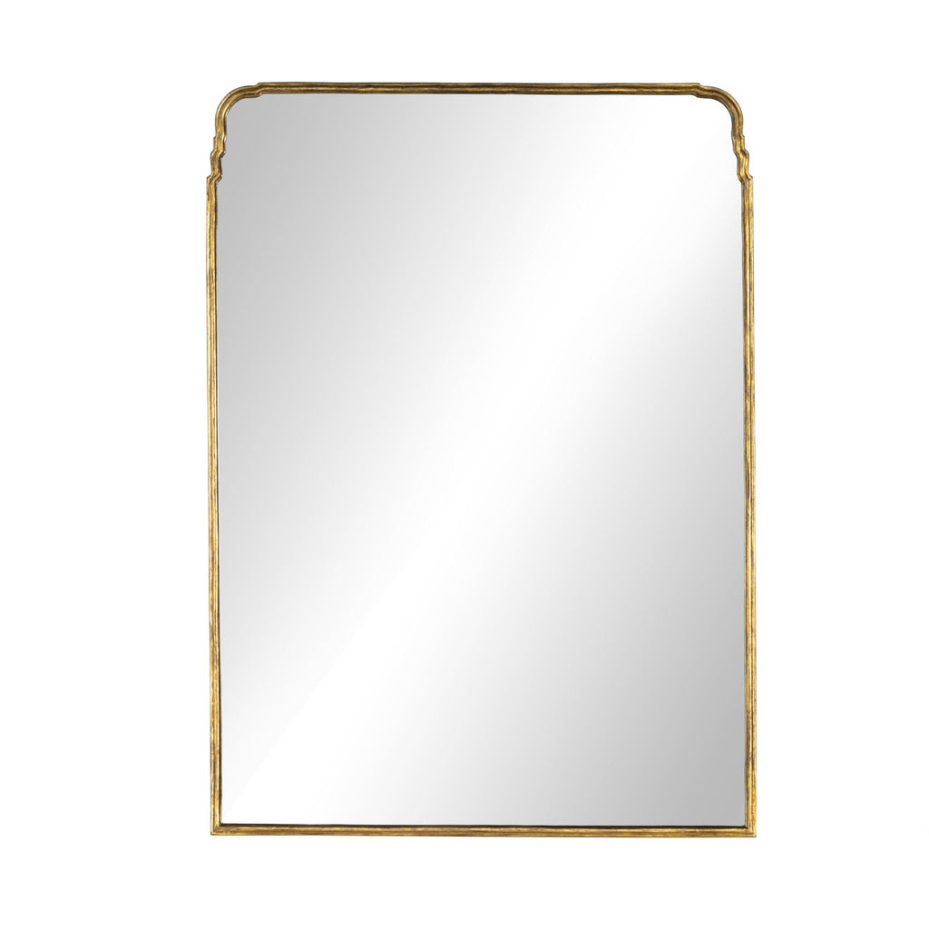 Floor Mirror, Antiqued Gold Leaf - Sage InteriorsFHMirror