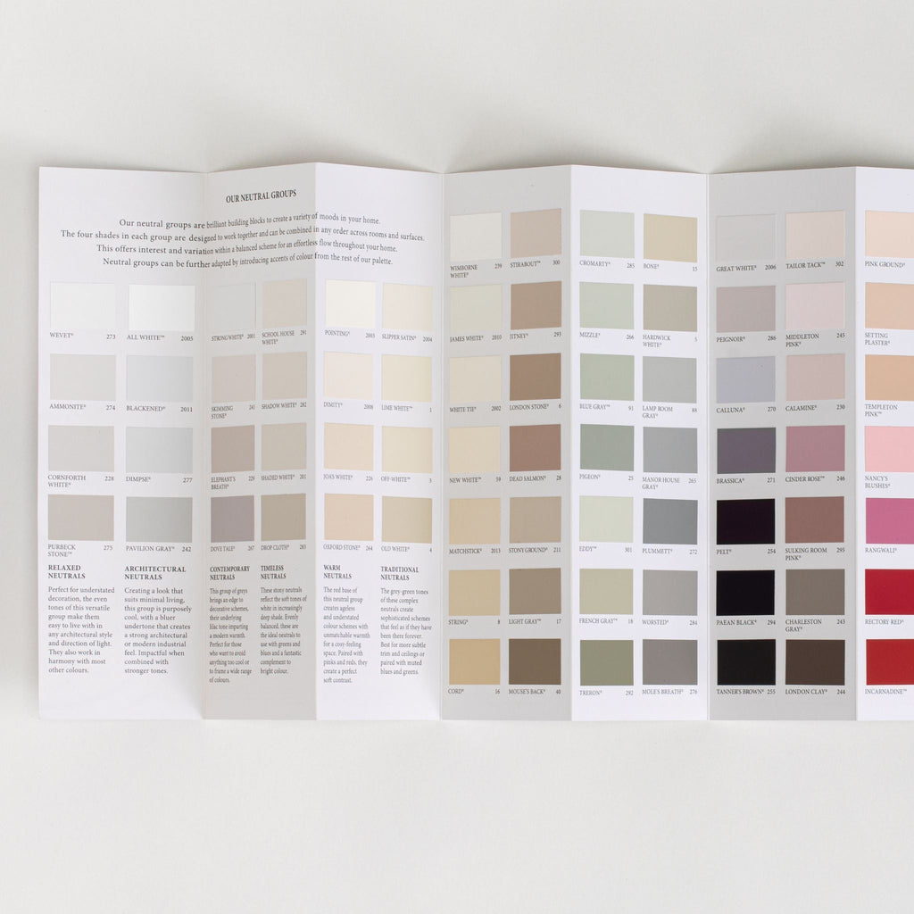 Free Color Card - Sage InteriorsFarrow & BallPaint