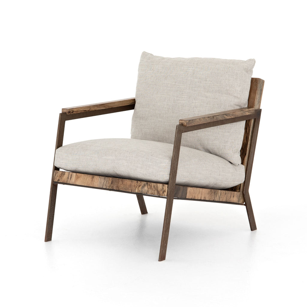 Garfield Chair, Performance, Spalted Primavera - Sage InteriorsFHChair