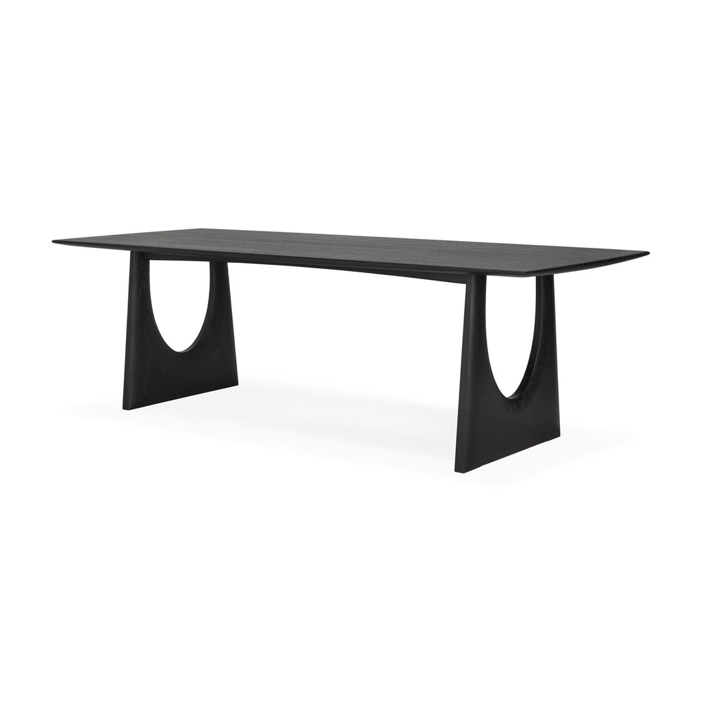 Geometric Dining Table, Oak Black - Sage InteriorsEthnicraftDining Table