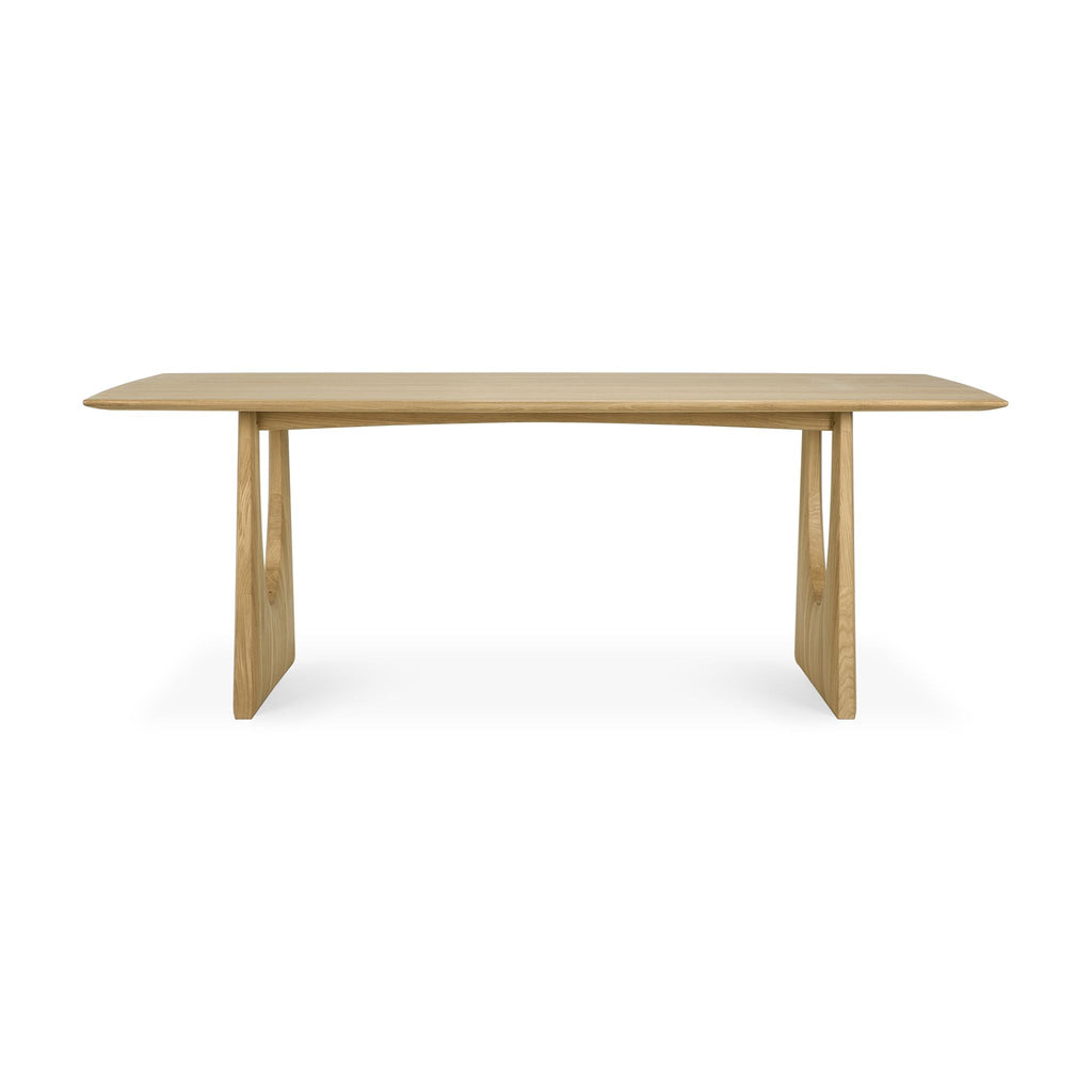 Geometric Dining Table, Oak - Sage InteriorsEthnicraftDining Table