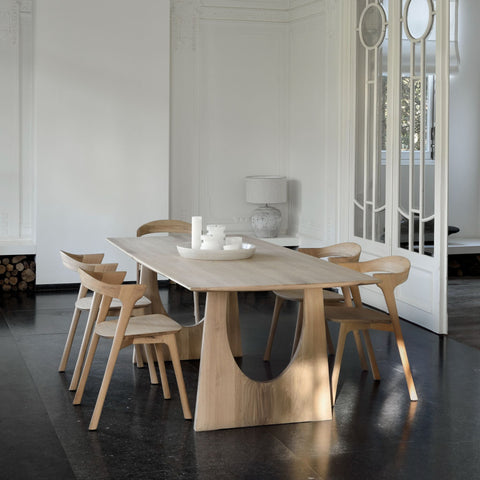 Geometric Dining Table, Oak - Sage InteriorsEthnicraftDining Table